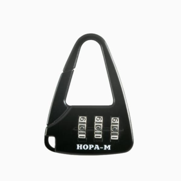 Замок навесной кодовый 612 (чёрный) НОРА-М